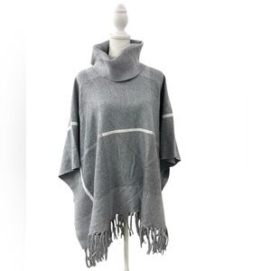 House of Harlow Mock Neck Sweater Poncho NWOT